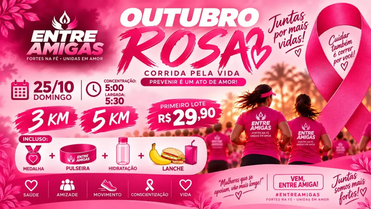 Capa do evento Corrida pela vida!