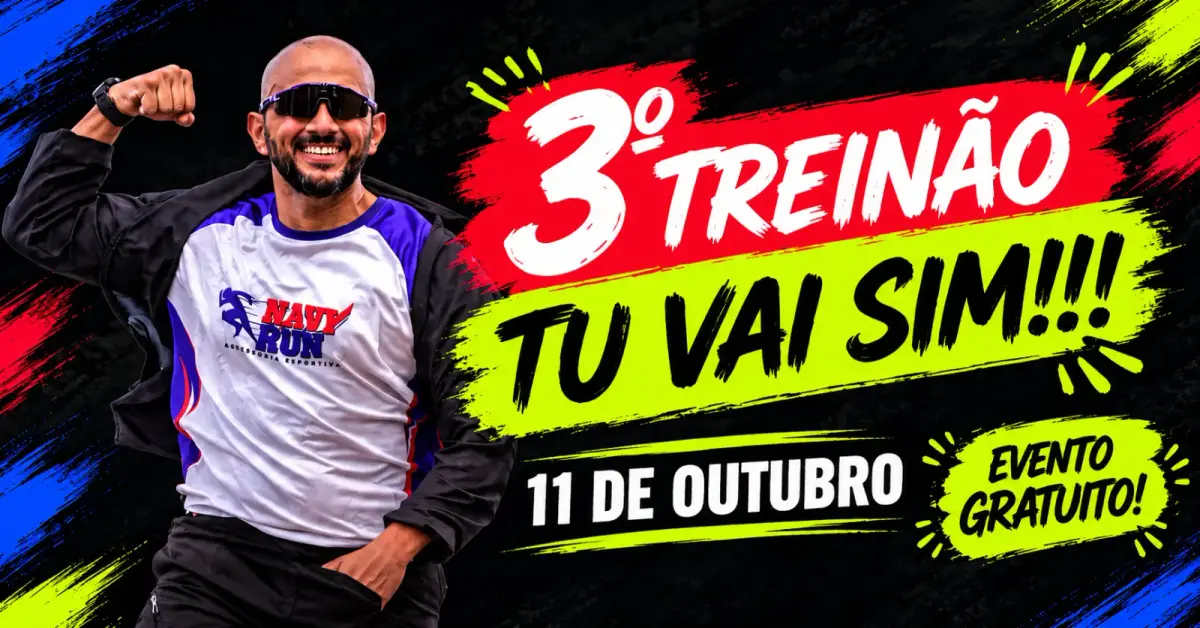 Capa do evento 3° Treinão Tu Vai Sim